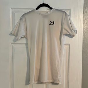 L Under Armour White Heat Guard Shirt